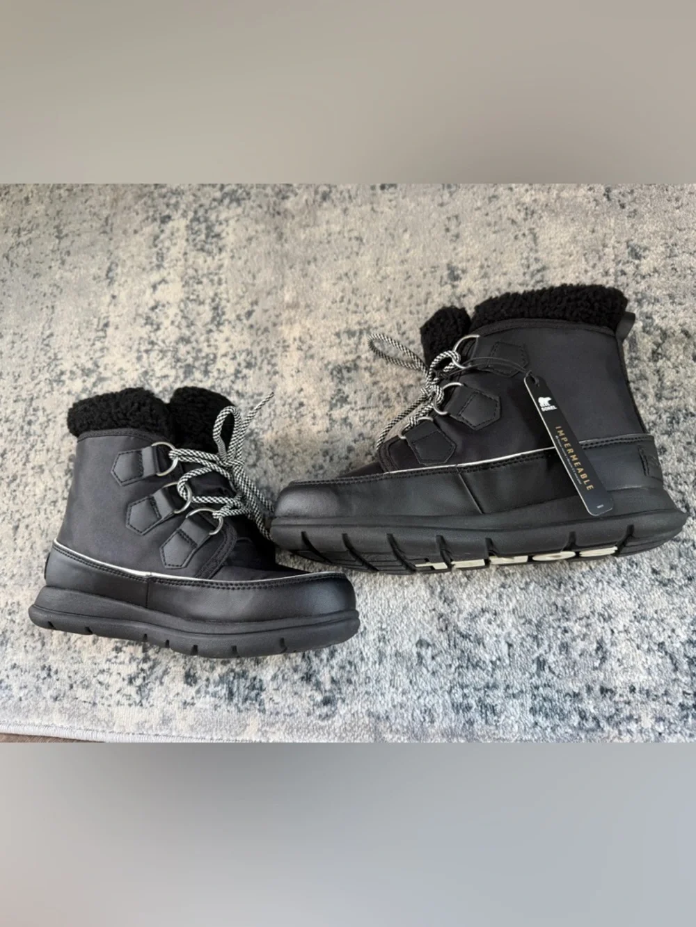 Sorel Black Boots, Size 6